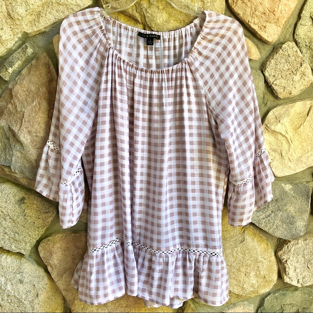 Zac and Rachel Checked Blouse Small